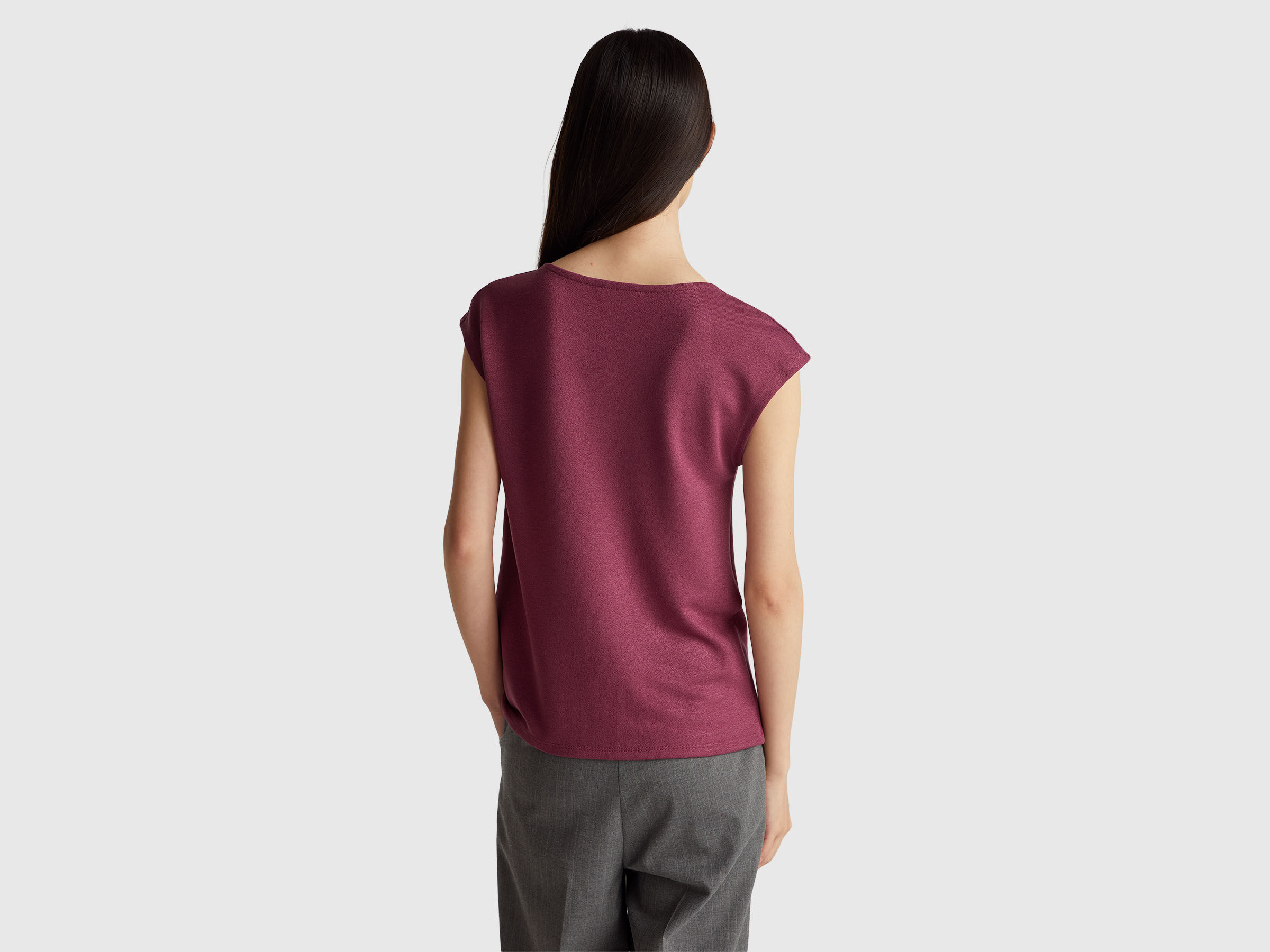 SLEEVELESS SWEATER Women image number 2